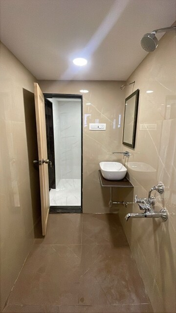 Bathroom in 2 BHK Apartment at Belha Court, Colaba – for Rent