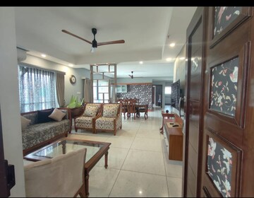 Living Room in 3 BHK Apartment at Lansum Elena, Kokapet – for Rent