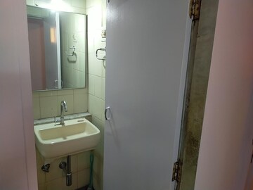 Bathroom in 1 BHK Apartment at Thakur Village, Kandivali East – for Rent