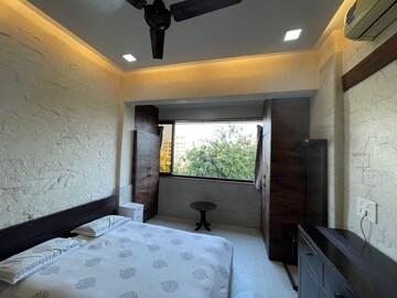Bedroom in 2 BHK Apartment at Chandak Cornerstone, Worli – for Rent