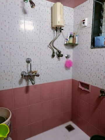 Bathroom in 1.5 BHK Apartment at Chincholi Apartment, Malad West – for Rent