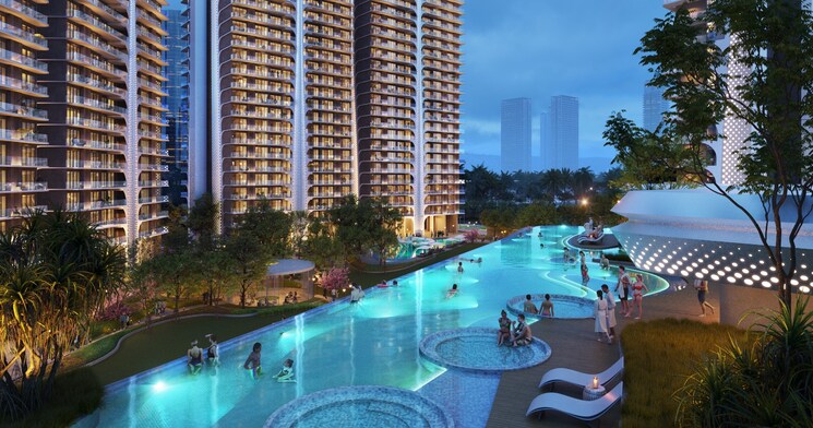 Swimming Pool, smart-world-the-edition 3.5 Bedroom 2945 Sq.Ft. Apartment In Sector 66 Gurgaon 8570500