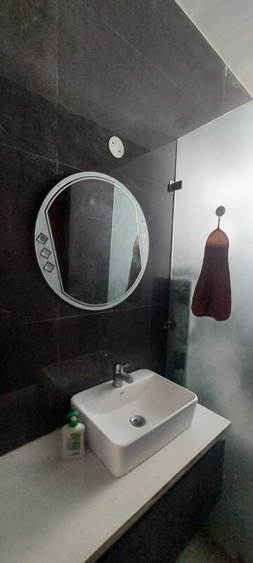 Bathroom in 3 BHK Builder Floor at Motia Blue Ridge, Dhakoli Village – for Rent