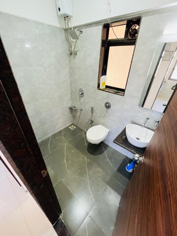 Bathroom in 1 BHK Apartment at Crystal CHS, Chembur – for Rent
