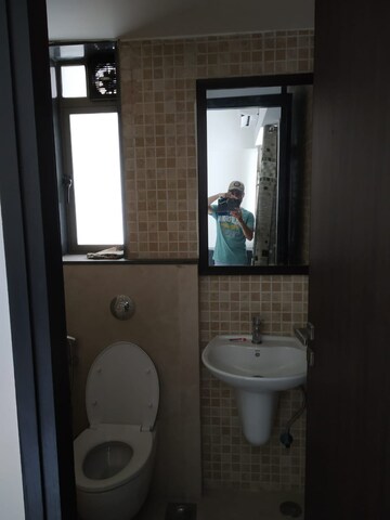 Bathroom in 1 BHK Apartment at Lodha Splendora, Ghodbunder Road – for Rent