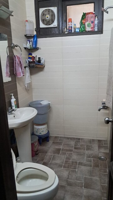 Bathroom in 3 BHK Builder Floor at Malviya Nagar – for Rent