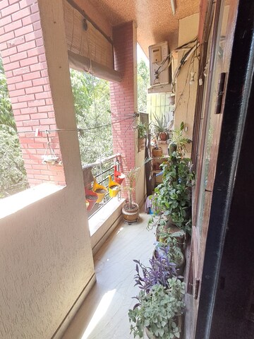 Balcony in 3 BHK Builder Floor at Malviya Nagar – for Rent
