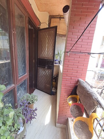 Balcony in 3 BHK Builder Floor at Malviya Nagar – for Rent