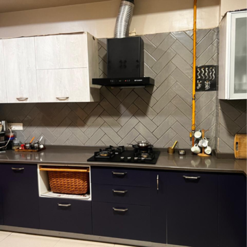 Kitchen in 4 BHK Apartment at Emaar MGF The Palm Drive Studios, Sector 66 – for Rent