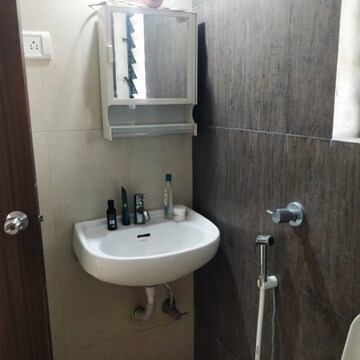Bathroom in 1 BHK Apartment at Akashganga Complex Kavesar, Kavesar – for Rent