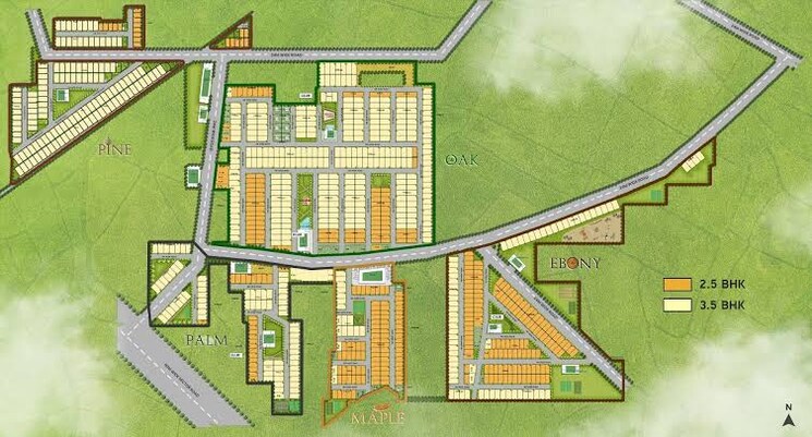 Master Plan, m3m-antalya-hills 3.5 Bedroom 1498 Sq.Ft. Apartment In Sector 79 Gurgaon 8571159
