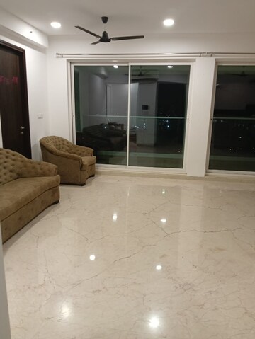 Living Room in 3.5 BHK Apartment at Aurum Q Residences, Ghansoli – for Rent