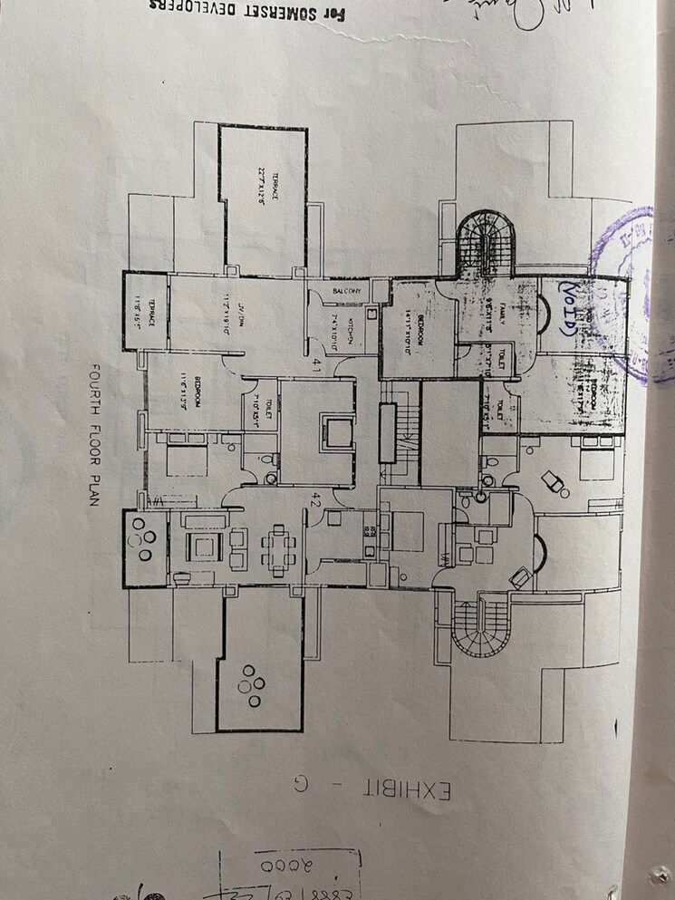 Floor Plan, clover-highlands 3 Bedroom 2235 Sq.Ft. Apartment In Nibm Pune 8571726