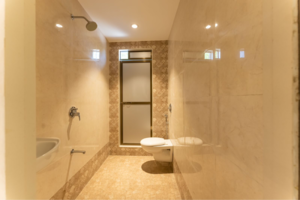 Bathroom in 1 BHK Apartment at Shree Sai Ayaana, Taloja Sector 26 – for Sale