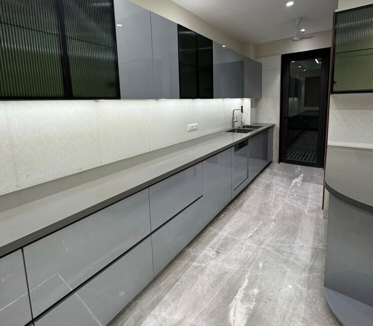 Kitchen, sam-residency 4 Bedroom 2200 Sq.Ft. Apartment In Sain Vihar Ghaziabad 8572148