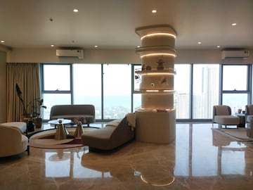 Living Room in 3 BHK Apartment at Peninsula Salsette 27, Byculla – for Sale