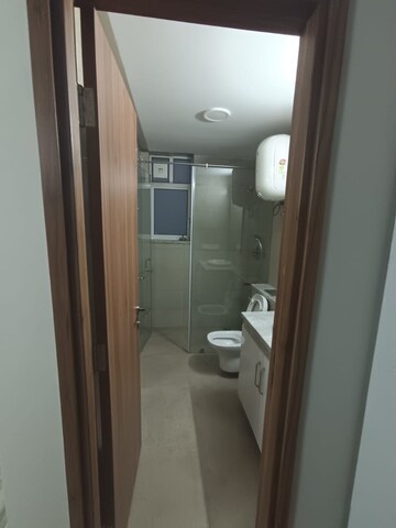 Bathroom in 3 BHK Builder Floor at Ansal API Esencia, Sector 67 – for Rent