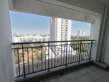 Balcony in 3 BHK Apartment at Prestige Misty Waters, Hebbal – for Rent