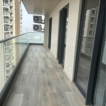 Balcony in 3 BHK Apartment at Ireo Uptown, Sector 66 – for Rent