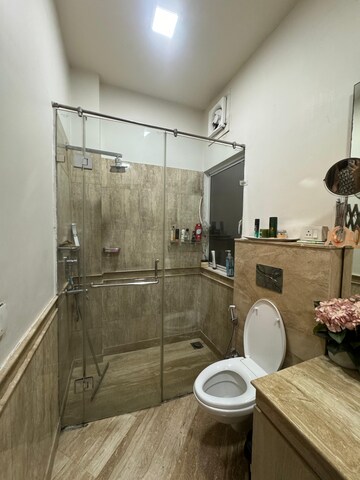 Bathroom in 3 BHK Builder Floor at Ansal API Esencia, Sector 67 – for Rent