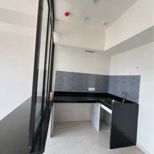 Kitchen in 1 BHK Apartment at Lodha Crown Quality Homes, Saket Complex – for Sale