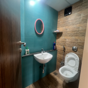 Bathroom in 1 BHK Apartment at Lodha Crown Quality Homes, Saket Complex – for Sale