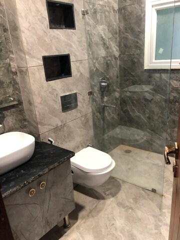 Bathroom in 3 BHK Builder Floor at Ansal API Esencia, Sector 67 – for Rent