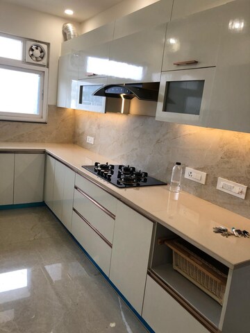 Kitchen in 3 BHK Builder Floor at Ansal API Esencia, Sector 67 – for Rent