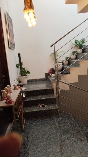 Staircase in 4 BHK Builder Floor at Ansal API Esencia, Sector 67 – for Rent