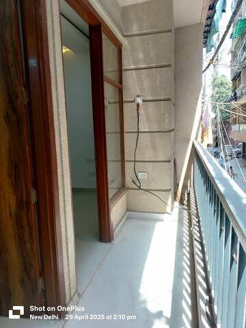 Balcony in 3 BHK Builder Floor at Chattarpur – for Rent