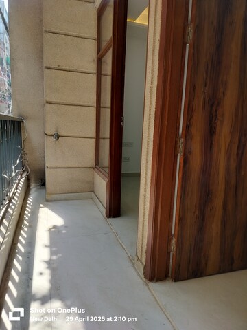 Balcony in 3 BHK Builder Floor at Chattarpur – for Rent
