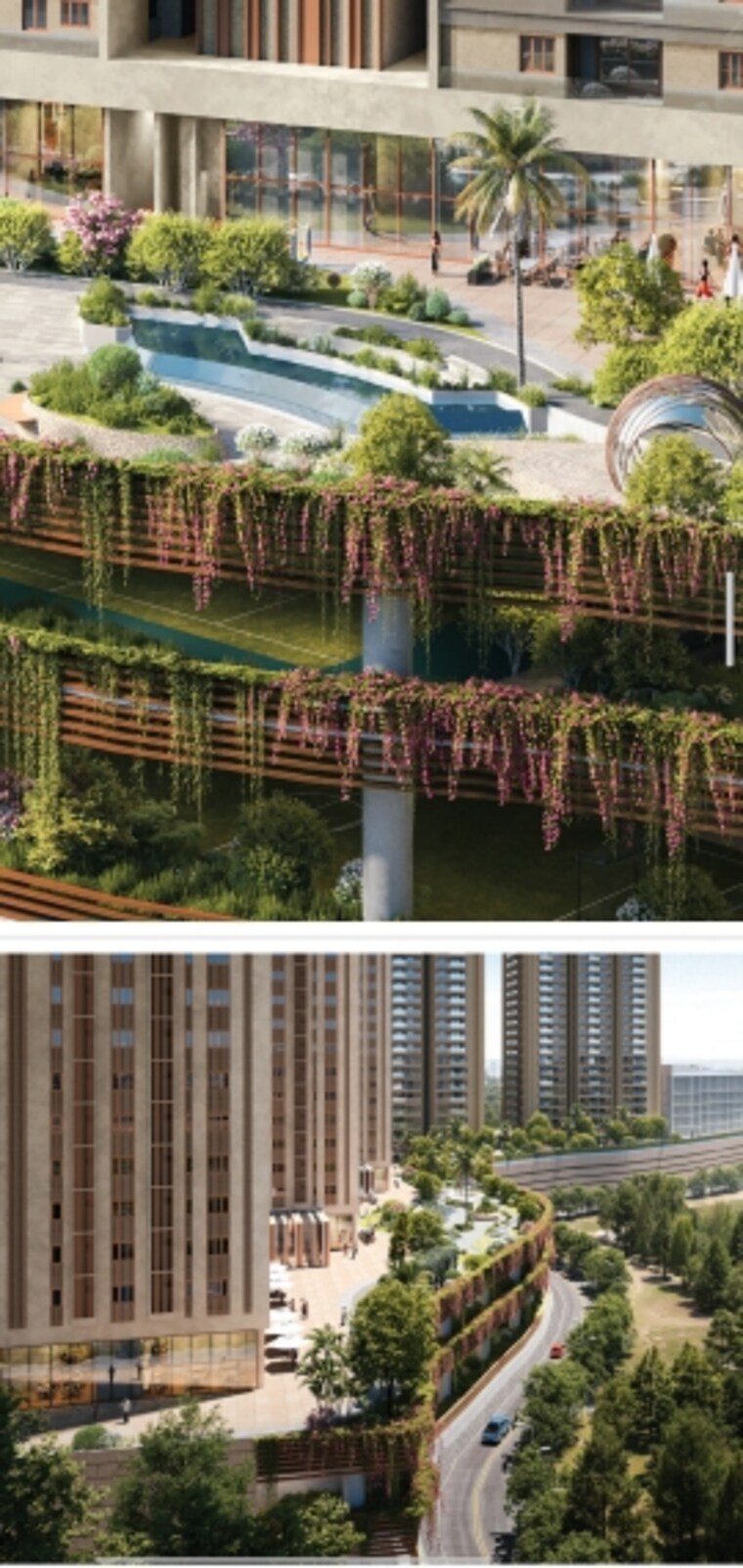 Balcony, srias-iwa 3 Bedroom 3070 Sq.Ft. Apartment In Nanakramguda Hyderabad 8574205