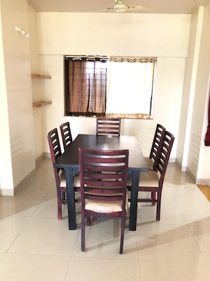 Living Room in 3 BHK Apartment at Golden Cascade, Wakad – for Sale