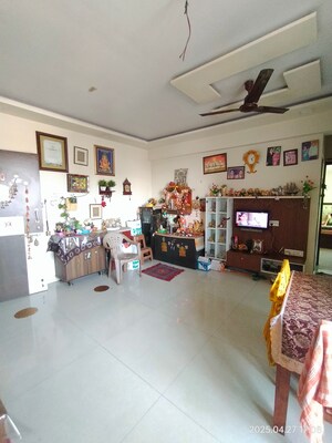 Living Room in 2 BHK Apartment at Swaraj Sairaj, Rabale Sector 8 – for Sale