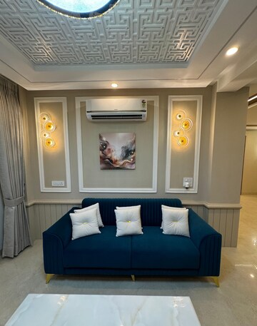 Living Room in 4 BHK Builder Floor at Aerocity – for Sale