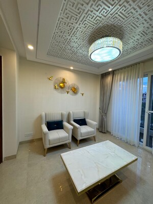 Living Room in 4 BHK Builder Floor at Aerocity – for Sale