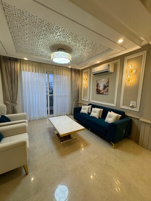 Living Room in 4 BHK Builder Floor at Aerocity – for Sale