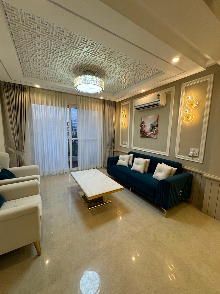 Living Room, aerocity 4 Bedroom 233 Sq.Yd. Builder Floor In Aerocity Mohali 8577798