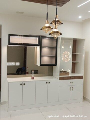 Kitchen in 3 BHK Apartment at Prestige Tranquil, Kokapet – for Rent