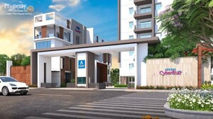 2 BHK Apartment – Exterior View View at Aparna Cyber Star, Osman Nagar - for Sale