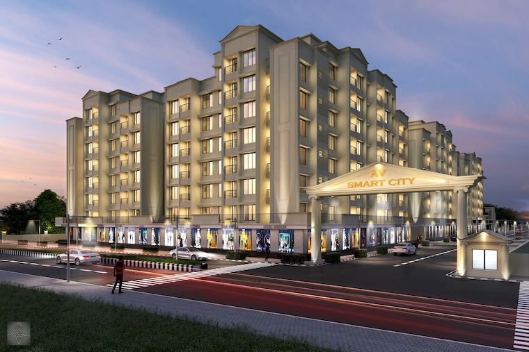 Exterior View, av-smart-city 2 Bedroom 840 Sq.Ft. Apartment In Haranwali Palghar 8578048