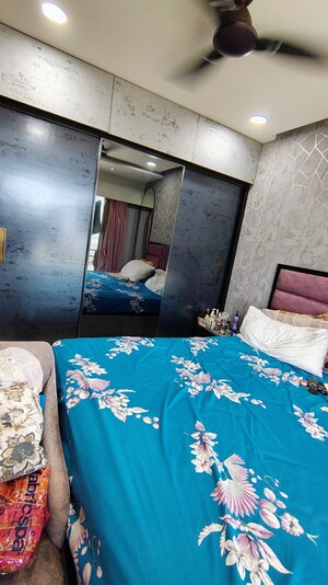 Bedroom in 3 BHK Apartment at Gurukrupa Marina Enclave, Malad West – for Sale