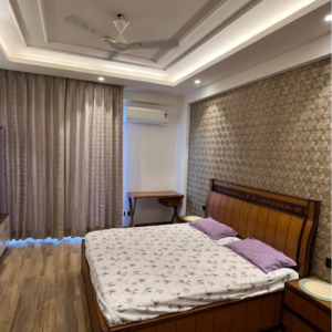 Bedroom in 4 BHK Builder Floor at Ansal API Esencia, Sector 67 – for Sale