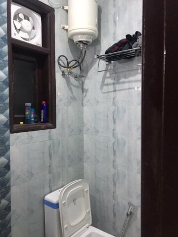 Bathroom in 1 RK Builder Floor at RWA DDA Flats Kalkaji, East Of Kailash – for Rent
