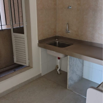 Kitchen in 2 BHK Apartment at Dosti West County Phase 4 Dosti Pine, Kolshet Industrial Area – for Rent