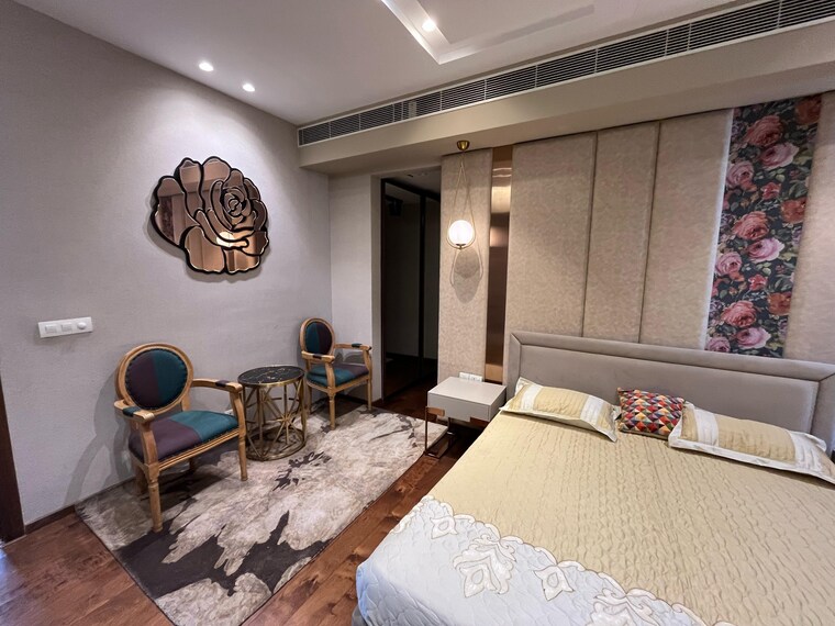 Living Room, m3m-golf-estate 4 Bedroom 4995 Sq.Ft. Apartment In Sector 65 Gurgaon 8579107