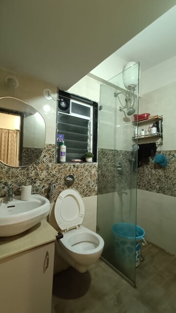 Bathroom in 2 BHK Apartment at Parsik Nagar – for Sale