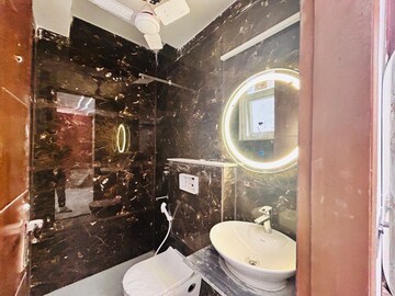 Bathroom in 2 BHK Builder Floor at Saket – for Rent