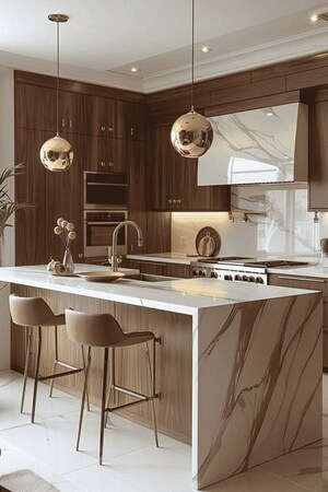 Kitchen in 3.5 BHK Builder Floor at Krishna Nagar – for Sale