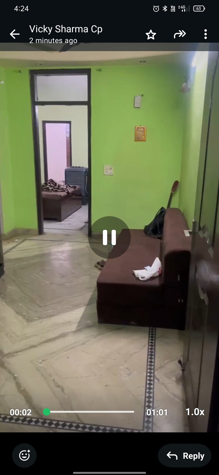 Bathroom, indrapuram 1 Bedroom 600 Sq.Ft. Builder Floor In Indrapuram Ghaziabad 8580538